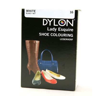 Dylon bőrcipő festék - WHITE (fehér)